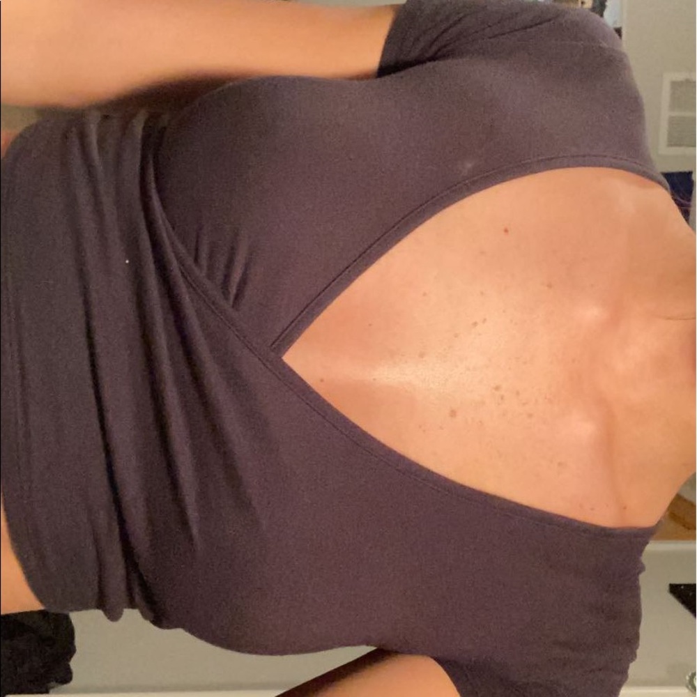 Black wrap top
